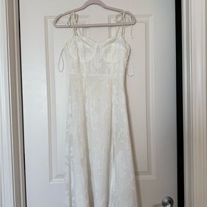 Lulus White Sleeveless Dress